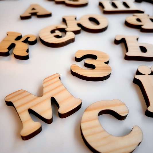 33 Letters Set Cyrillic Magnetic Wooden Alphabet for Kids Preschool & Back to School Gift for Toddler