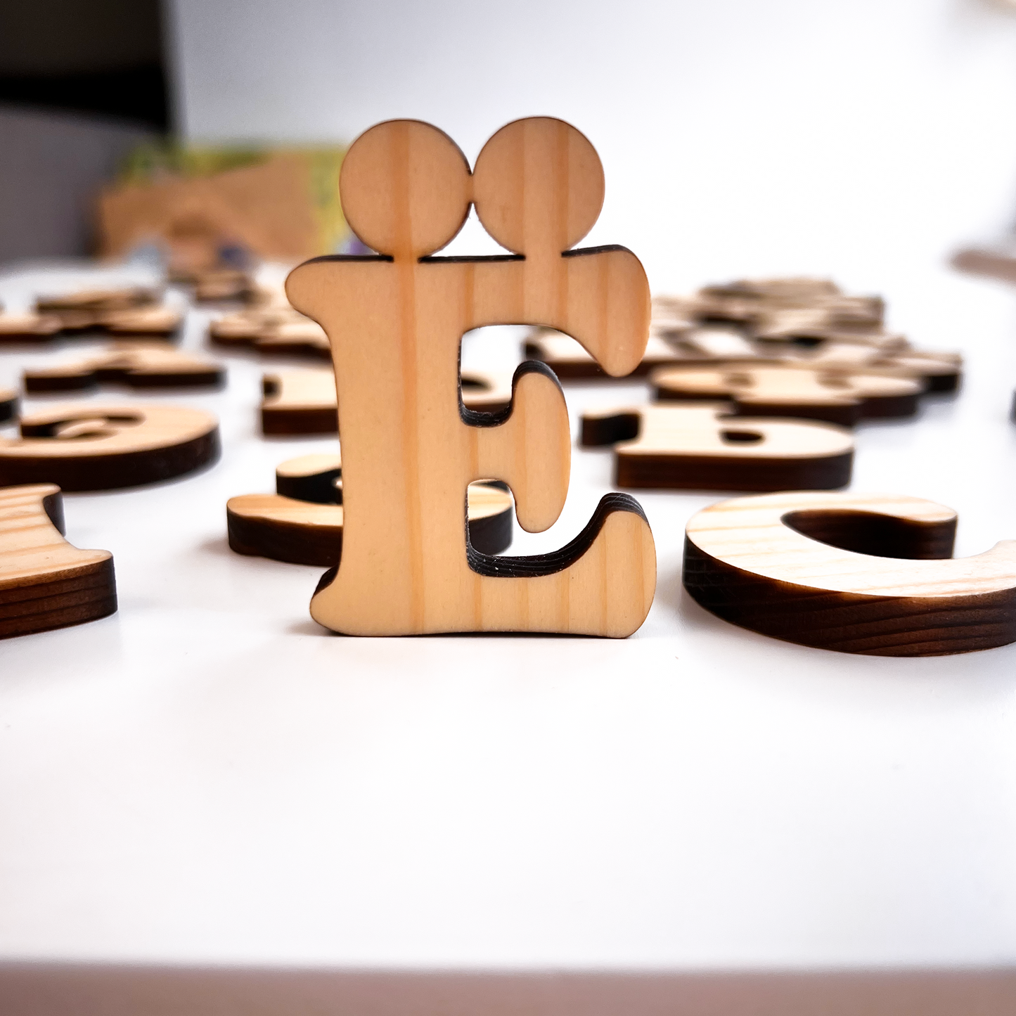 33 Letters Set Cyrillic Magnetic Wooden Alphabet for Kids Preschool & Back to School Gift for Toddler