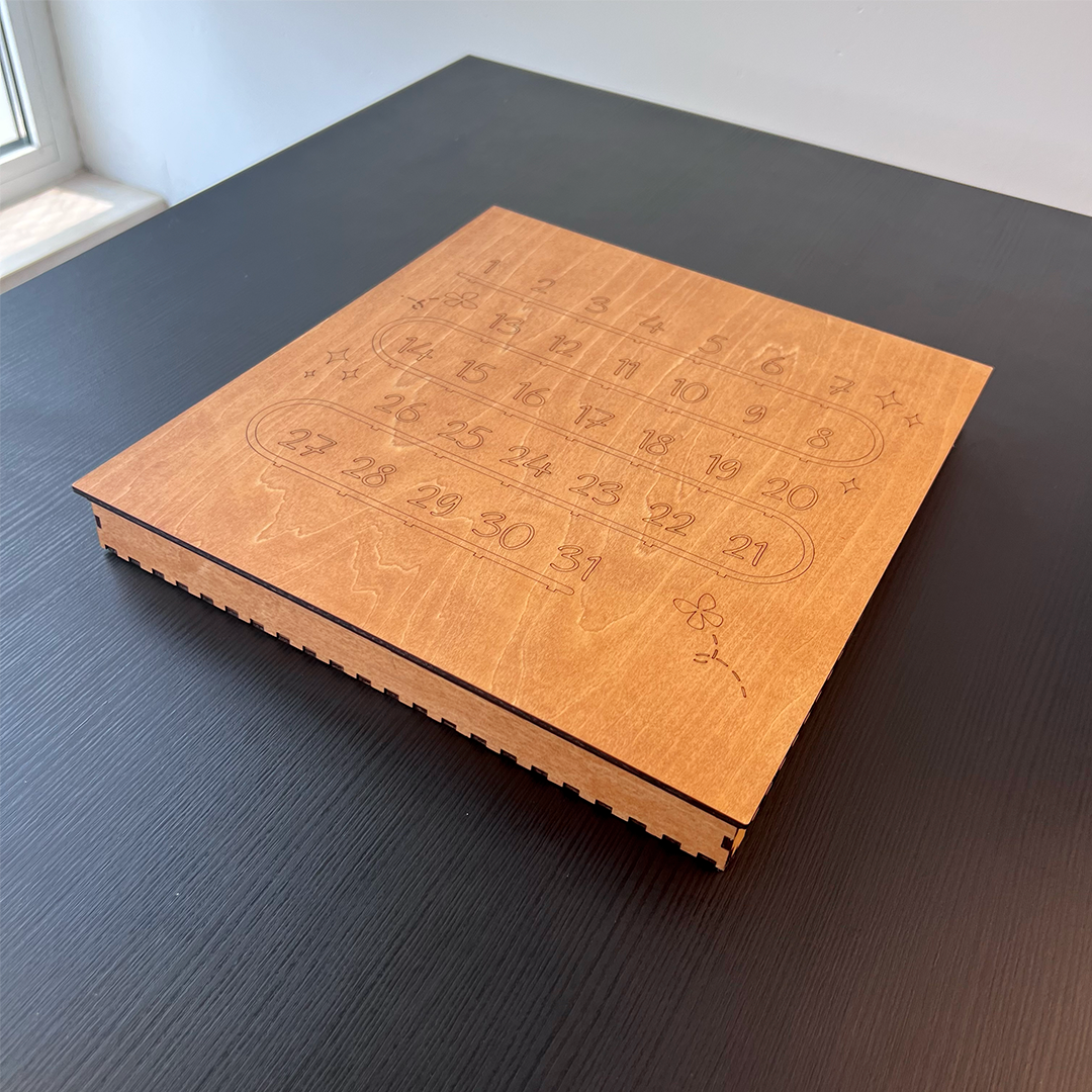Montessori Wooden Perpetual Calendar for Kids, Wooden Educational Toy