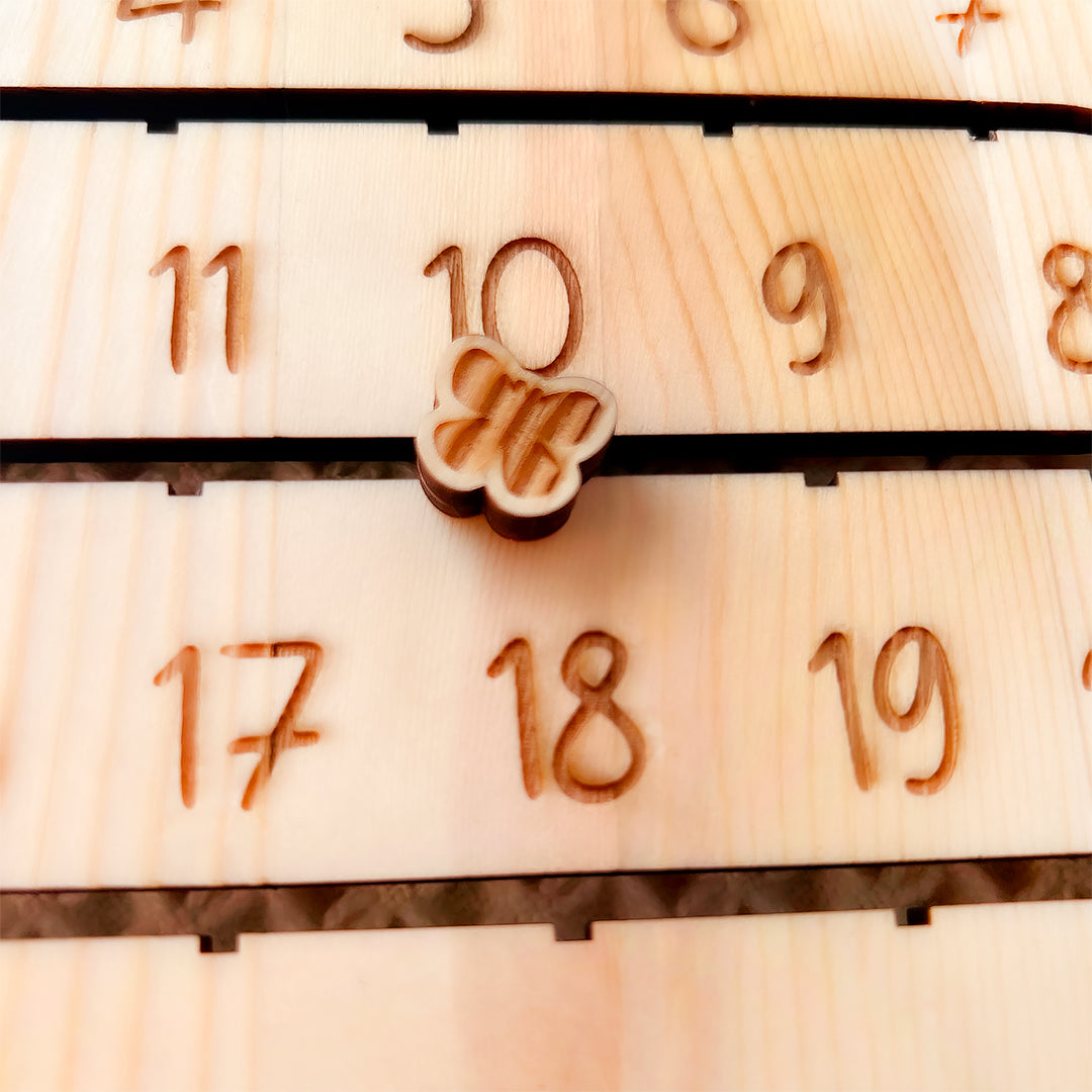 Montessori Wooden Perpetual Calendar for Kids, Wooden Educational Toy