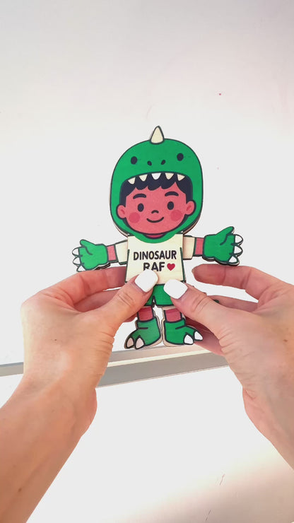 Personalized Wooden Puzzle for Child – Custom Build-Your-Own Hero Figure with Child’s Name | Montessori Toy
